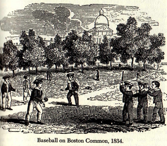 baseball in 1834